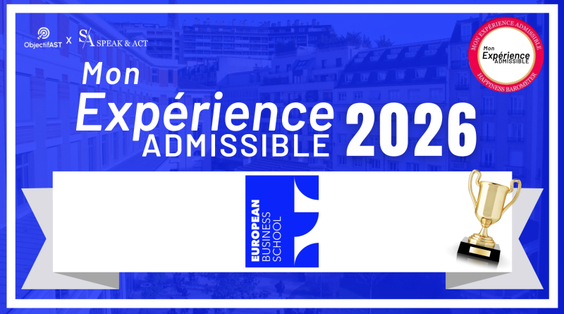 MON EXPERIENCE ADMISSIBLE EBS PARIS