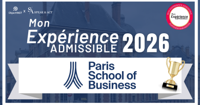MON EXPERIENCE ADMISSIBLE PSB