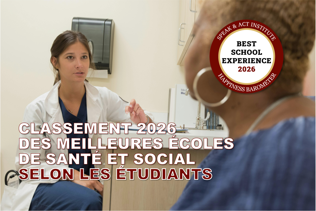 CLASSEMENT SPEAK ACT 2026 MEILLEURES FORMATIONS SANTE