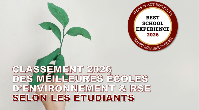 FORMATIONS RSE 2026 CLASSEMENT SPEAK ACT