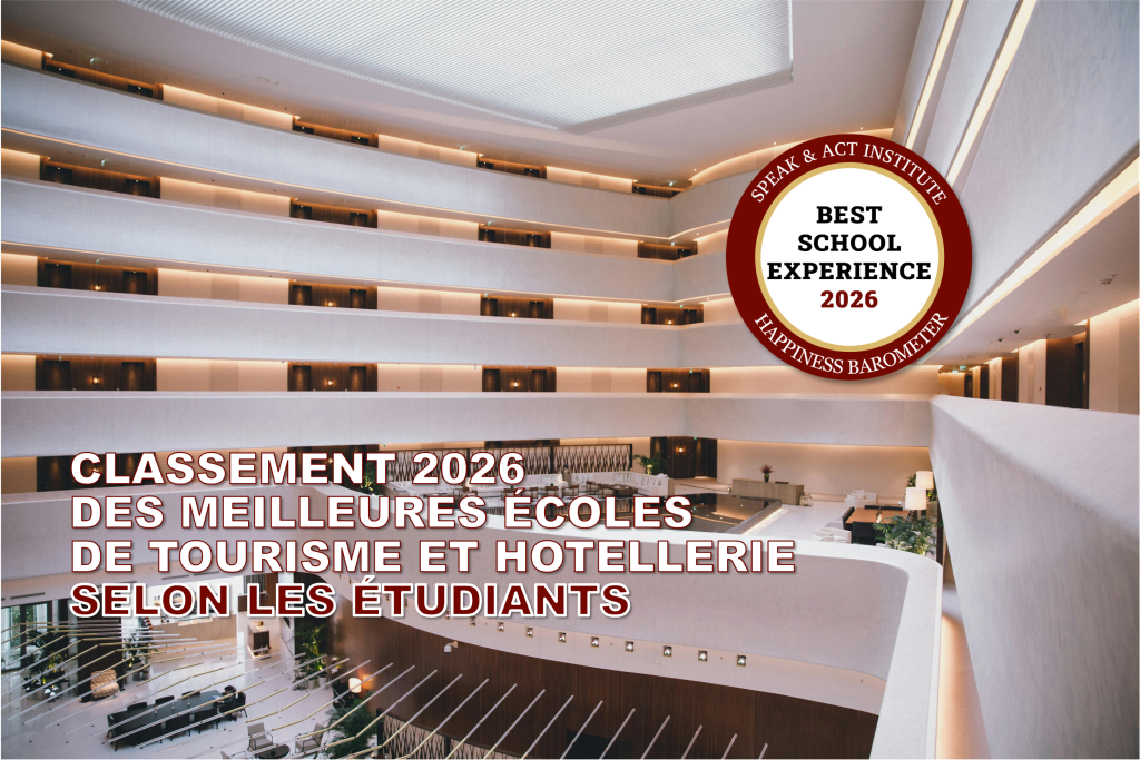 FORMATIONS TOURISME HOTELLERIE 2026 CLASSEMENT SPEAK ACT