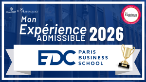 MON EXPERIENCE ADMISSIBLE EDC PARIS