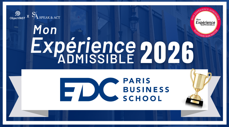 MON EXPERIENCE ADMISSIBLE EDC PARIS