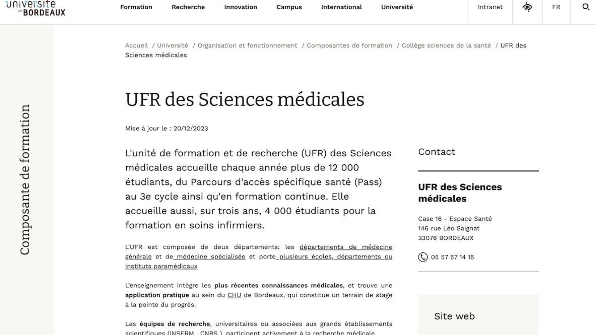 ALTERNATIVES PREPA MEDECINE