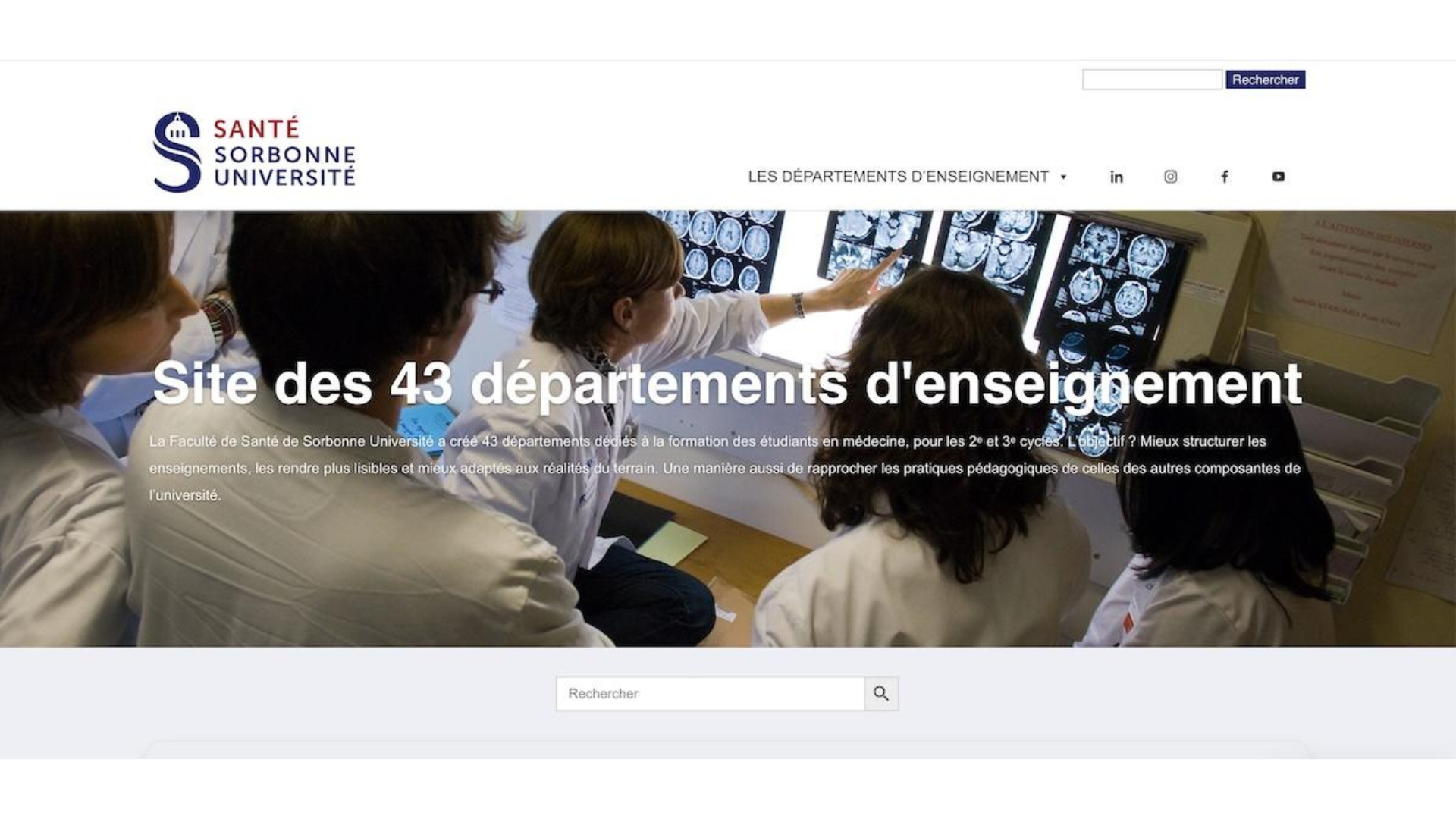 SORBONNE UNIVERSITE FACULTE MEDECINE