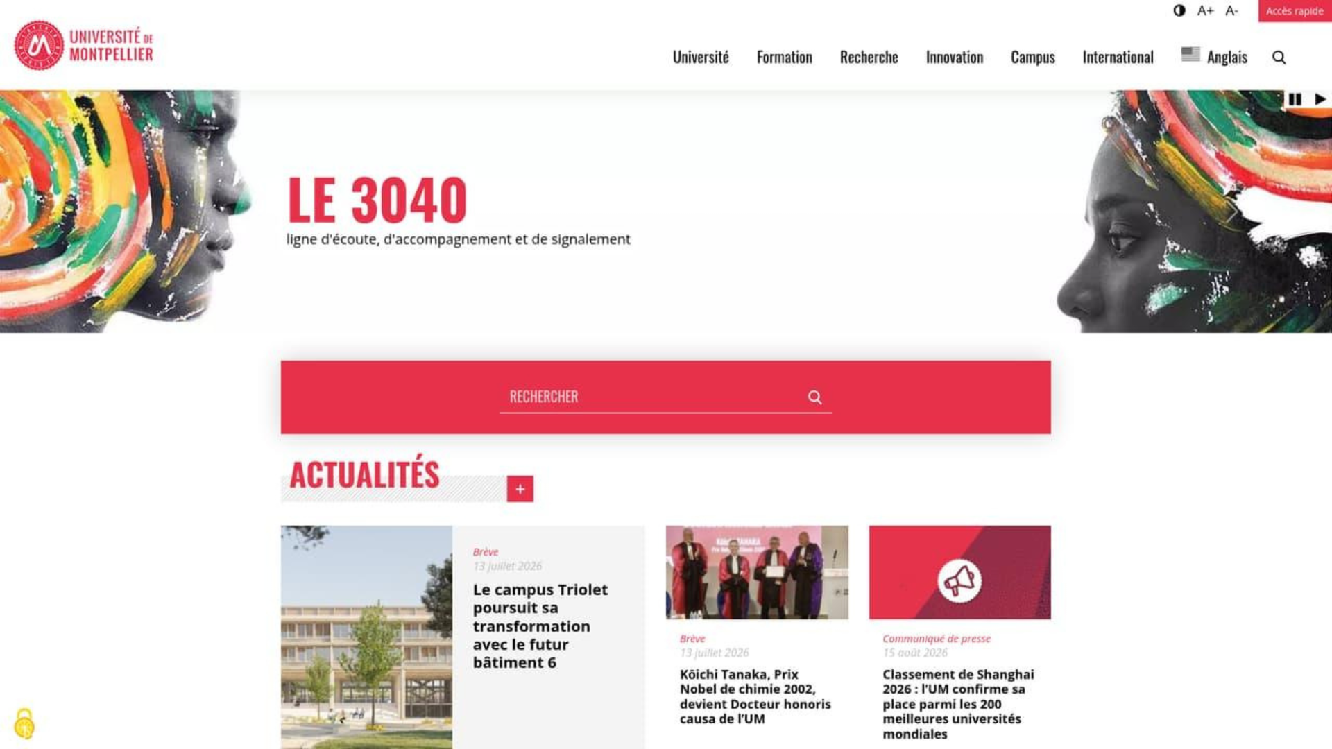 UNIVERSITE MONTPELLIER FACULTE MEDECINE